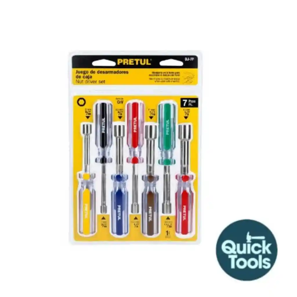 Destornillador Copa X 7pcs En Mm Det703 Ferrawy Pretul