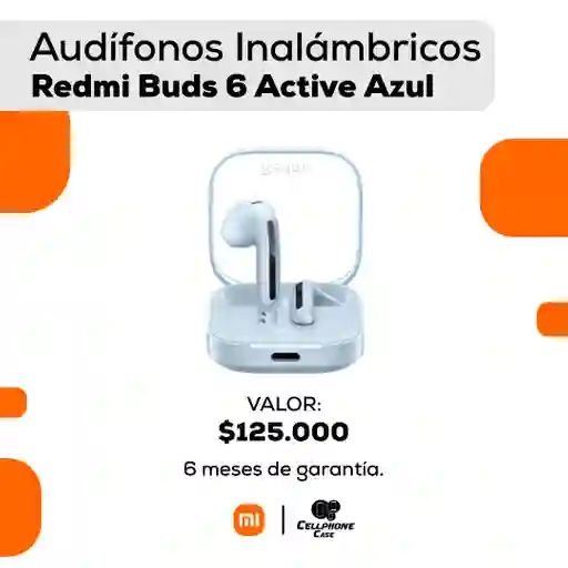 Audífonos Inalámbricos Redmi Buds 6 Active Azul