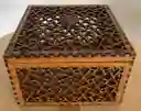 Caja Cuadrada De Madera Decorativa 2