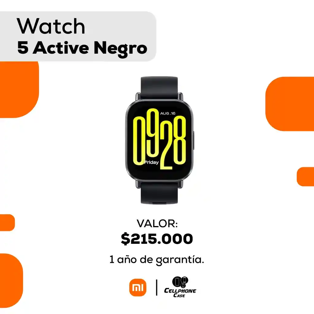 Watch 5 Active Negro