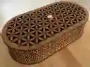 Caja De Madera Ovalada Grande 3