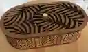 Caja De Madera Ovalada Grande 4