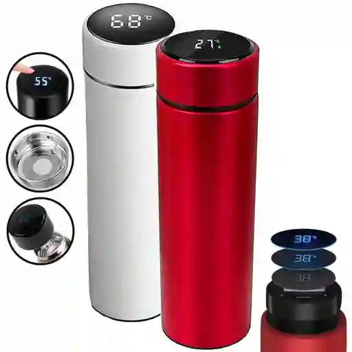 Termo Para Bebidas Calientes Y Frias Con Control Temperatura