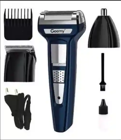 Maquina Corta Pelo Geemy Gm-6582 Patillera Recargable Cabell