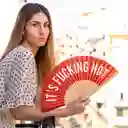 Abanico It´s Fucking Hot Rojo