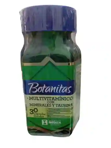 Multivitaminico Con Minerales Y Taurina X 30 Capsulas Blandas Botanitas