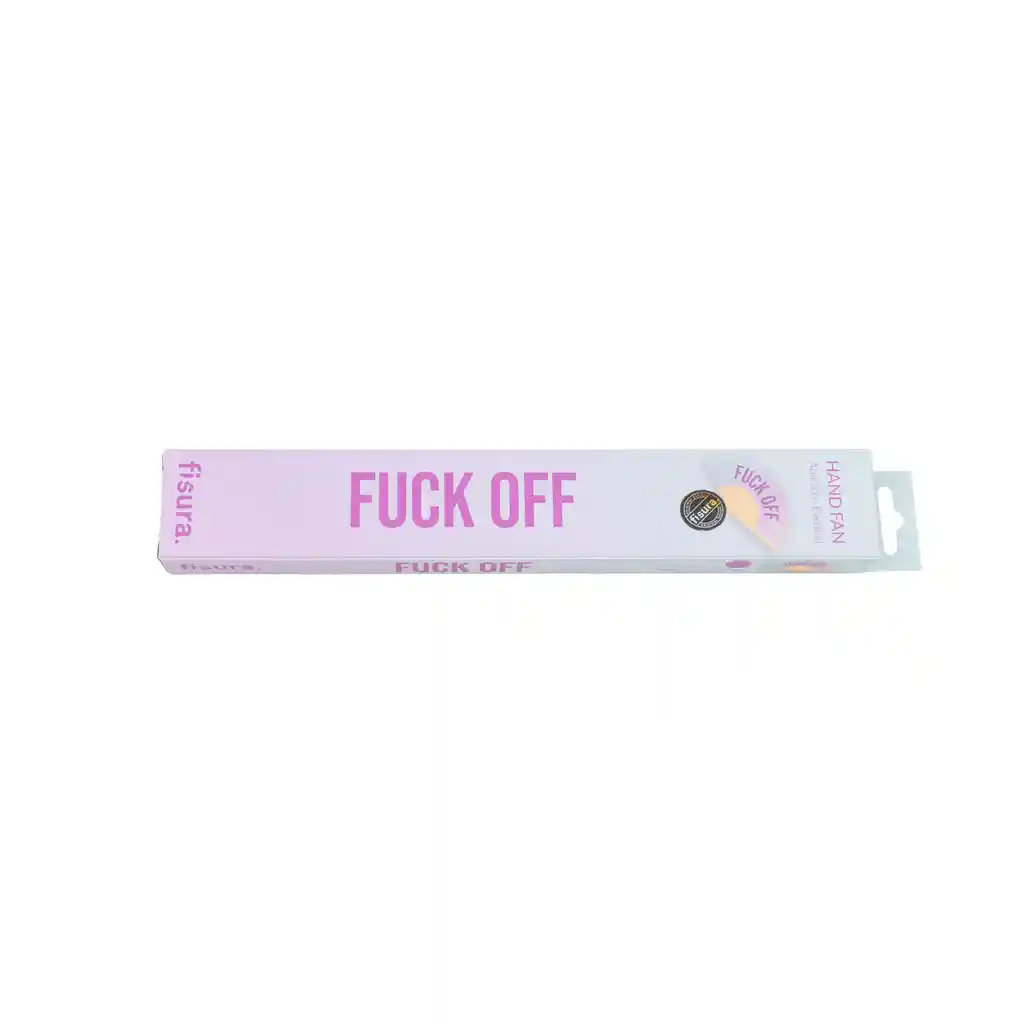 Abanico Fuck Off Morado