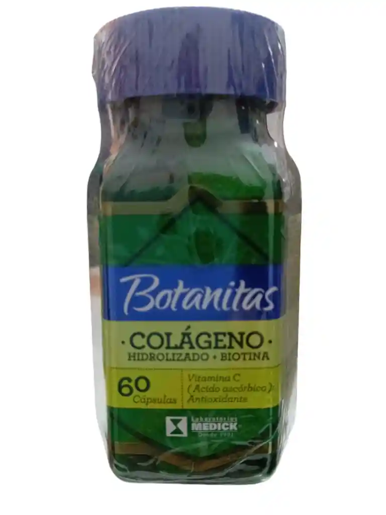 Colageno Hidrolizado Mas Biotina X 60 Capsulas Botanitas