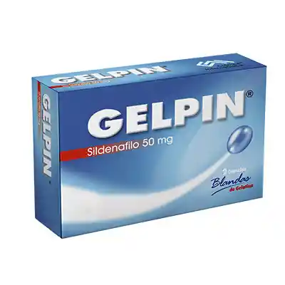 Gelpin Sildenafilo 50mg Capsulas X 2