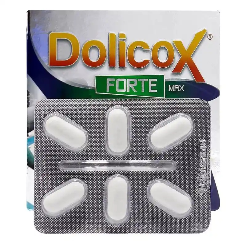 Dolicox Forte (acetaminofen+naproxeno+cafeina) X 6 Und