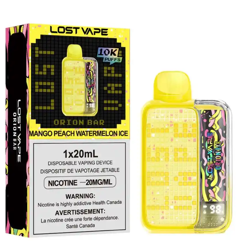 Lost Vape Orion Bar 10.000 Puffs Peach Mango Watermelon 5% Nic.