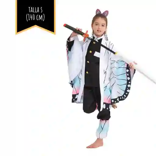 Disfraz Halloween Shinobu Kocho Demon Slayer Talla S (140 Cm)