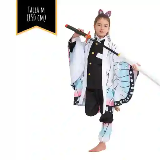 Disfraz Halloween Shinobu Kocho Demon Slayer Talla M (150 Cm)