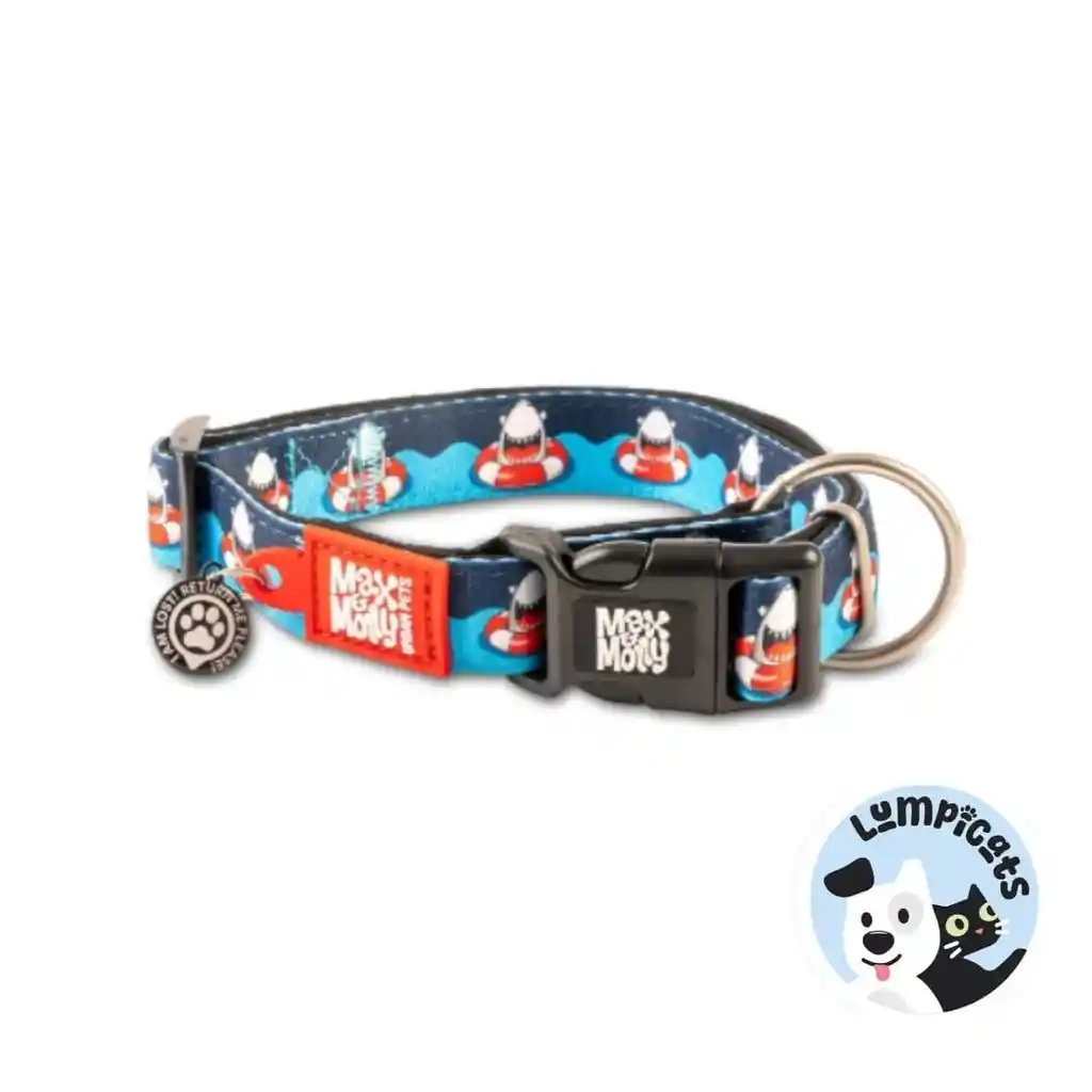 Max Molly Original Frenzy The Shark Collar Para Perro Large