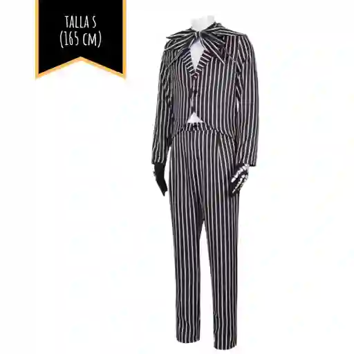 Disfraz Halloween Adulto Jack Skellington Talla S (165 Cm)