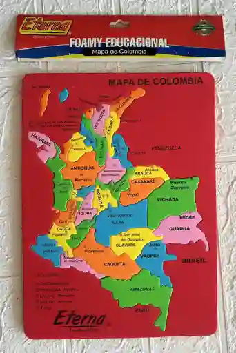 Rompecabezas Colombia Fomi Rojo