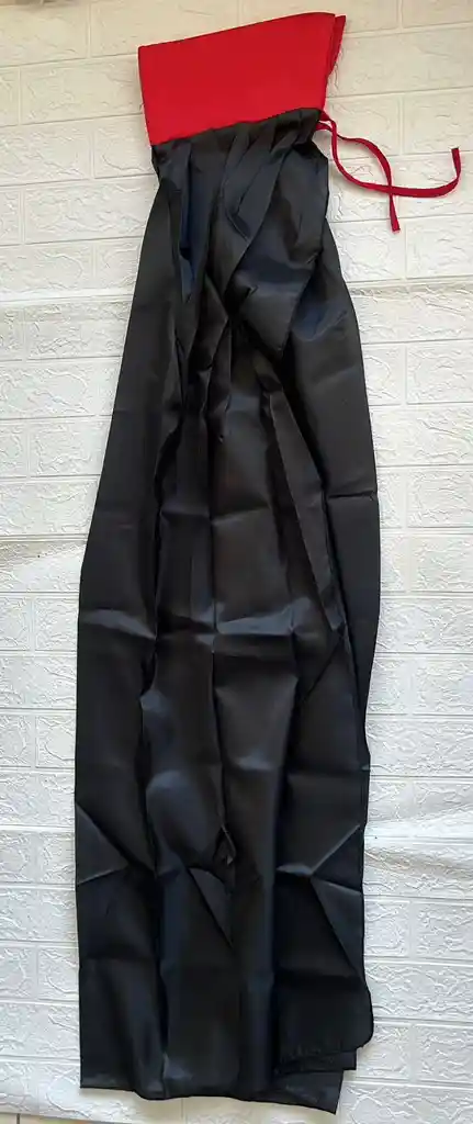 Capa Dracula Adulto Cuello Rojo