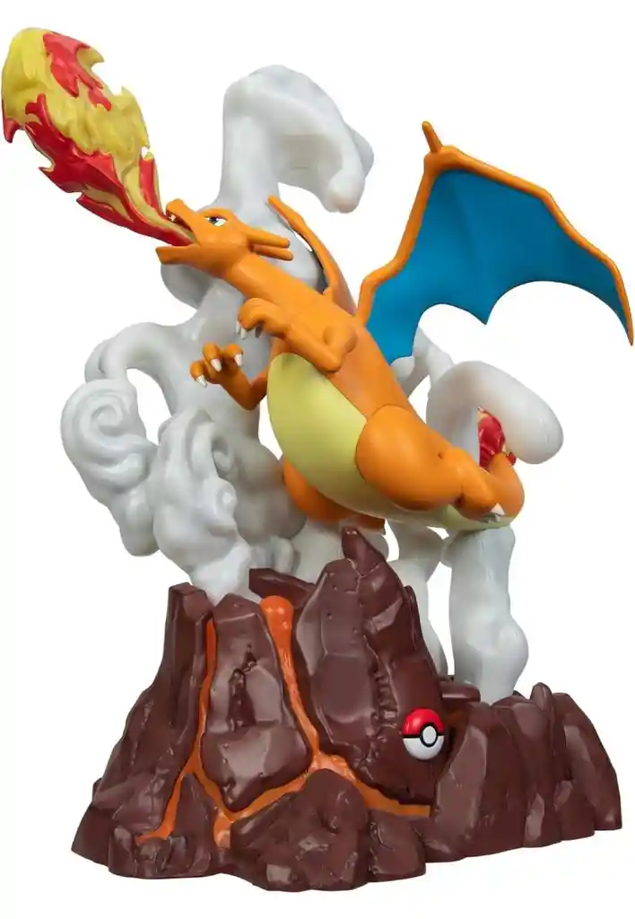 Figura Coleccionista Charizard Deluxe De 13 Pulgadas Led