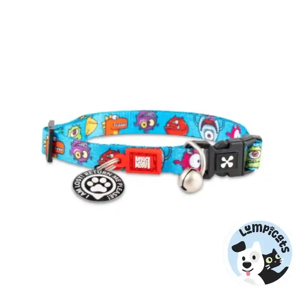 Max Molly Original Little Monsters Collar Para Gato