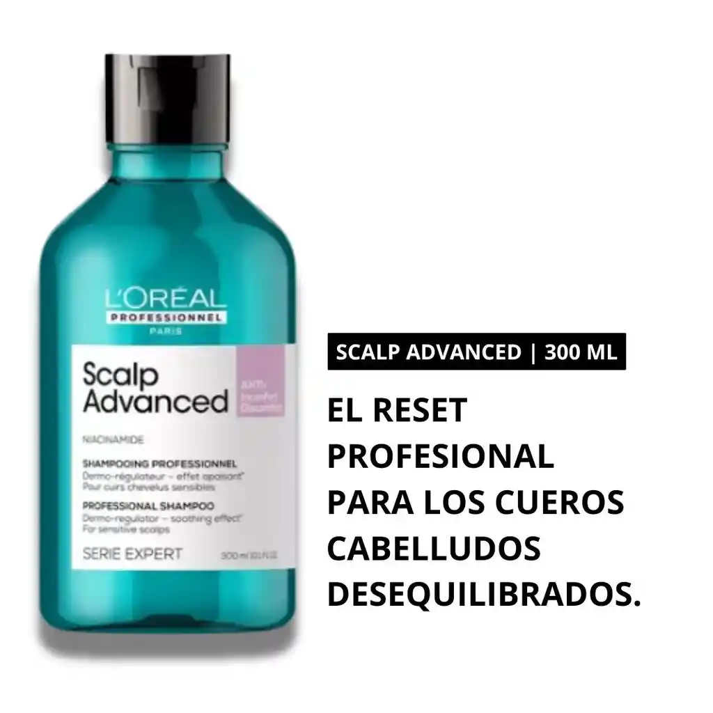 Loreal Shampoo Dermo-regulador Anti-irritación Anti-discomfort