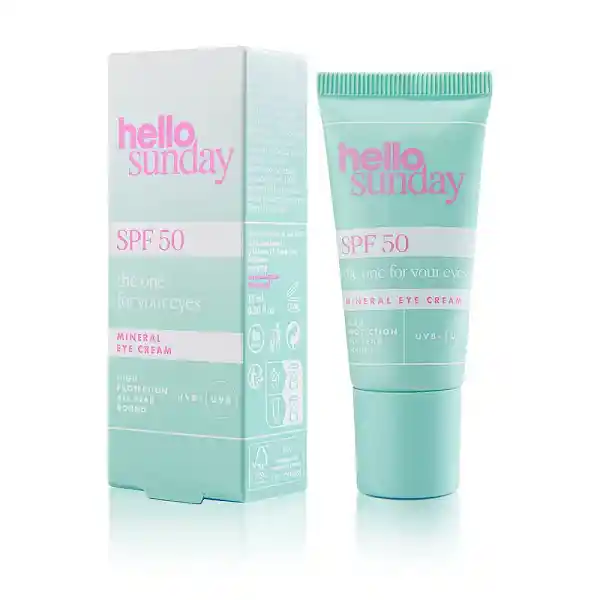 Contorno De Ojos Mineral Con Péptidos Hello Sunday The One For Your Eyes Spf 50 - Iluminadora Y Reafirmante