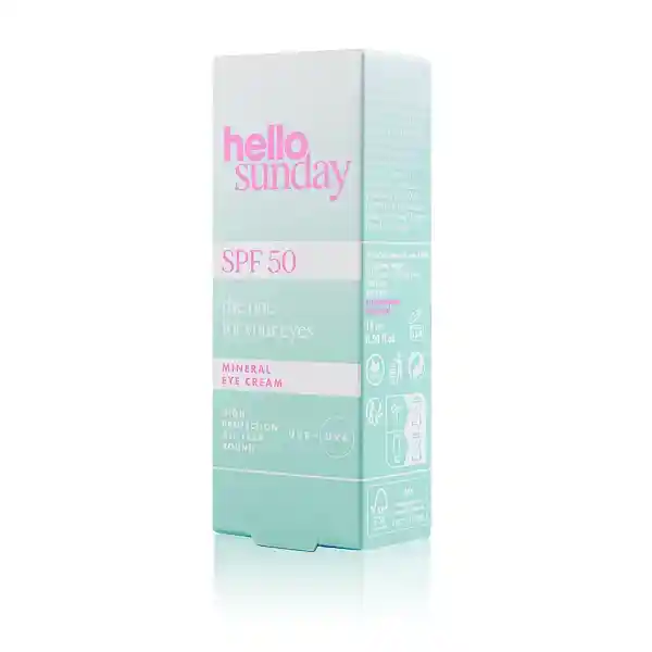 Contorno De Ojos Mineral Con Péptidos Hello Sunday The One For Your Eyes Spf 50 - Iluminadora Y Reafirmante