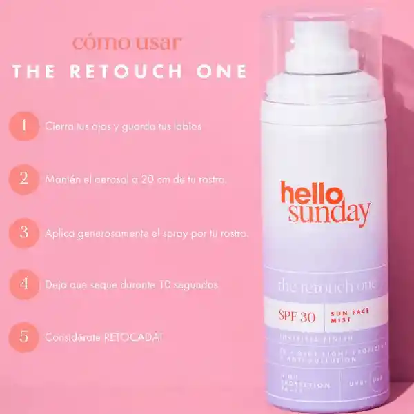 Spray Facial Hello Sunday Bruma The Retouch One Face Mist Spf 30