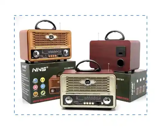 Radio Ns-8097bt: Diseño Retro Y Alta Tecnología