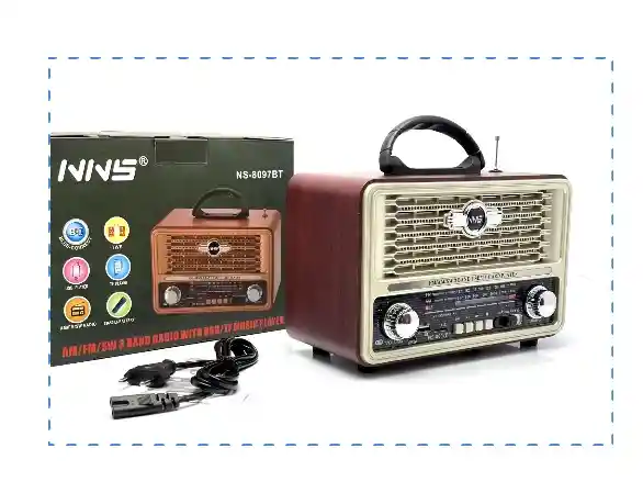 Radio Ns-8097bt: Diseño Retro Y Alta Tecnología