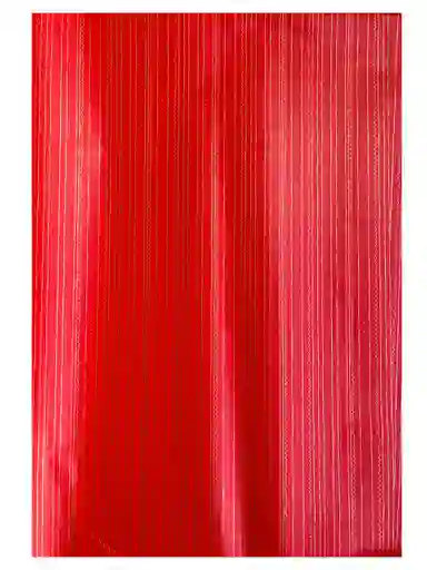 Papel De Regalo Metalizado Estampado 70 X 50 Cm Rojo X 5 Pliegos