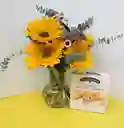 Caja Regalo Girasoles Y Danesas