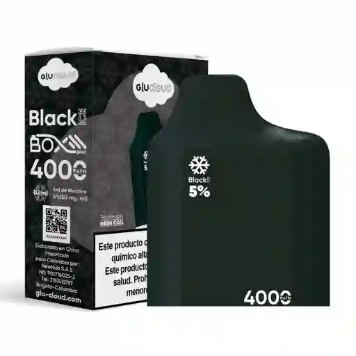 Vaporizador Glucloud Box Pod Black Ice (menta Negra)