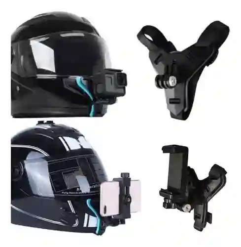 Soporte Base Celular De Casco Moto