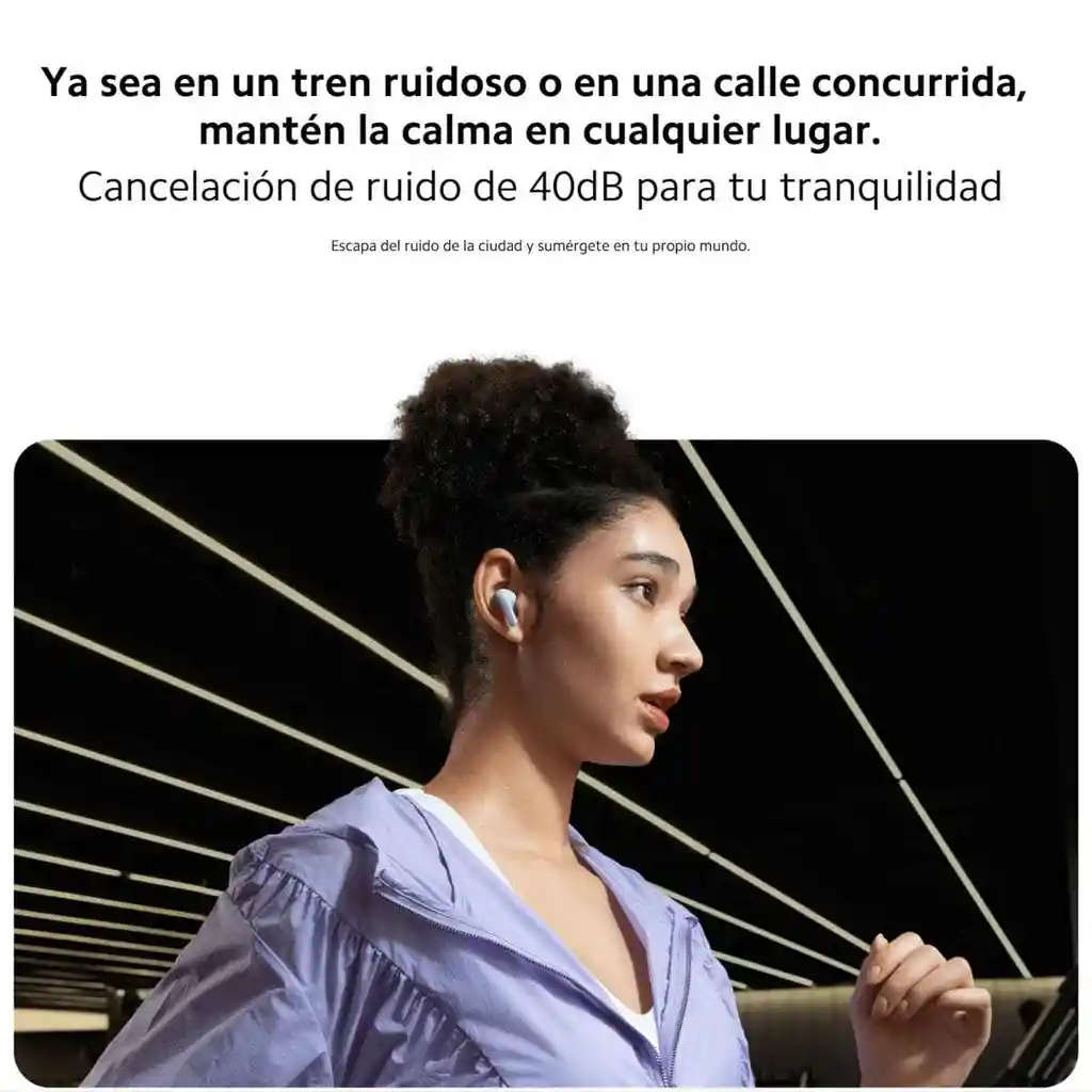 Xiaomi Redmi Buds 6 Lite, Audífonos Táctil Anc Llamadas, Blk