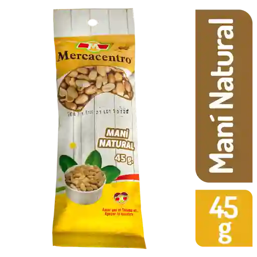 Maní Natural Mercacentro 45 G