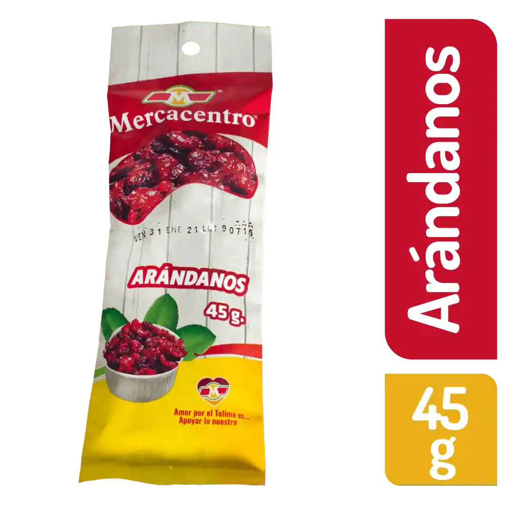 Arándanos Mercacentro 45 G