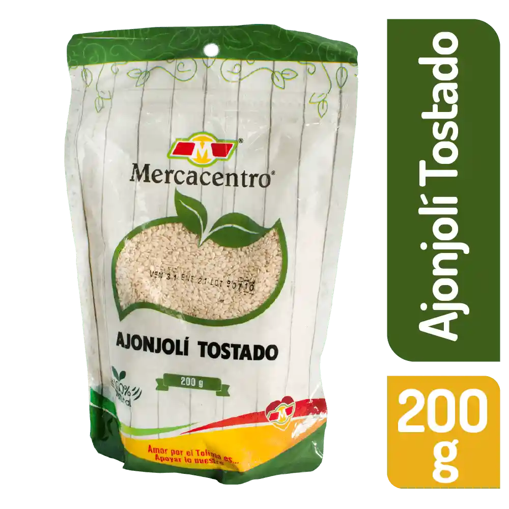 Ajonjolí Tostado Mercacentro 200 G