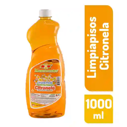 Limpiapisos Mercacentro 1000 Ml Citronela