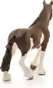 Figura Coleccionable Yegua Clydesdale Pinto Pintada A Mano Schleich