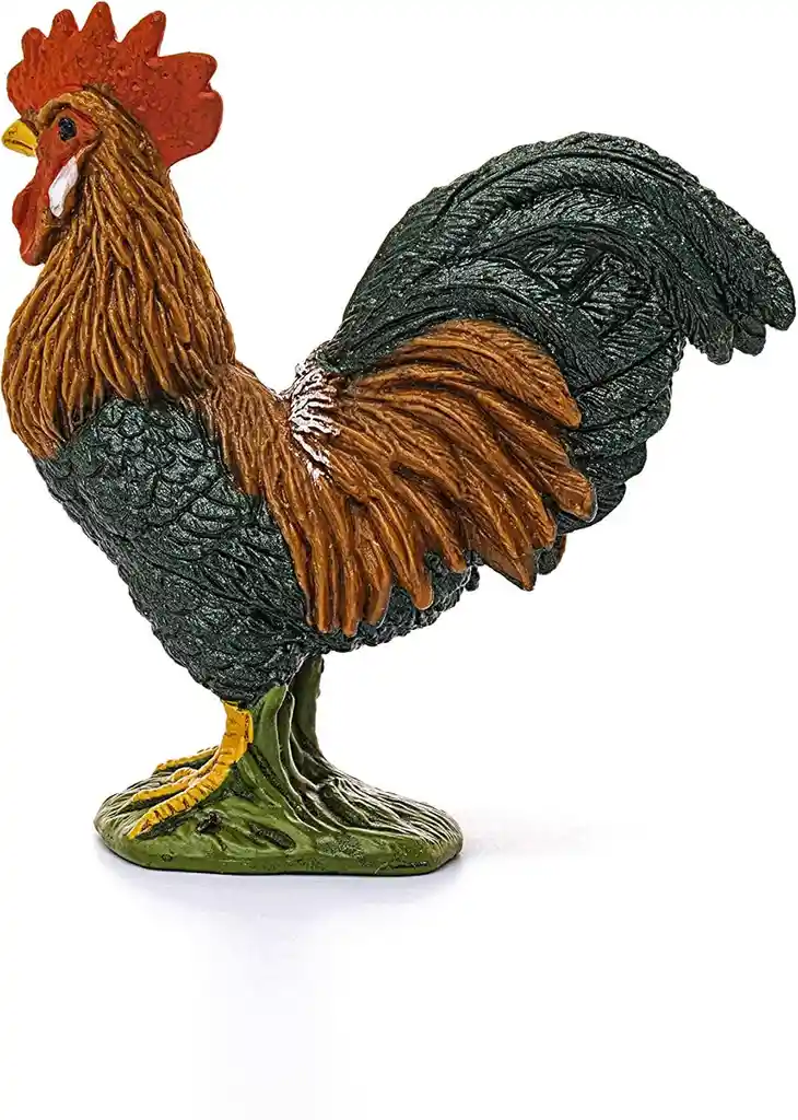 Figura Coleccionable Animales Gallo Pintada A Mano Schleich