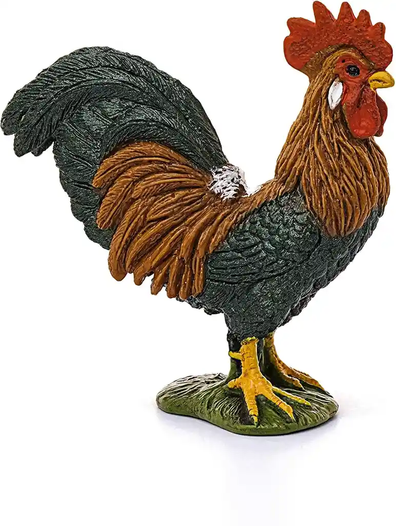 Figura Coleccionable Animales Gallo Pintada A Mano Schleich