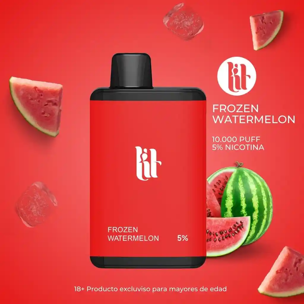 Vaporizador Lit 10.000 Puff - Frozen Watermelon 🍉