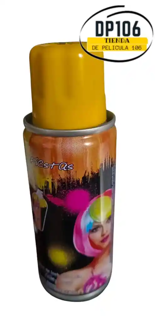 Pintura Para El Pelo Amarillo Temporal Spray Cabello Laca