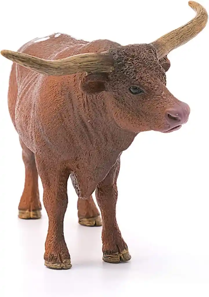 Figura Toro Tejano Longhorn Pintada A Mano Schleich