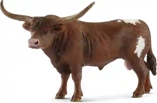 Figura Toro Tejano Longhorn Pintada A Mano Schleich