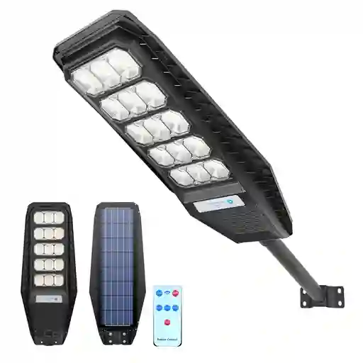 Lampara De Alumbrado Publico Solar 500w Luz Led Exteriores