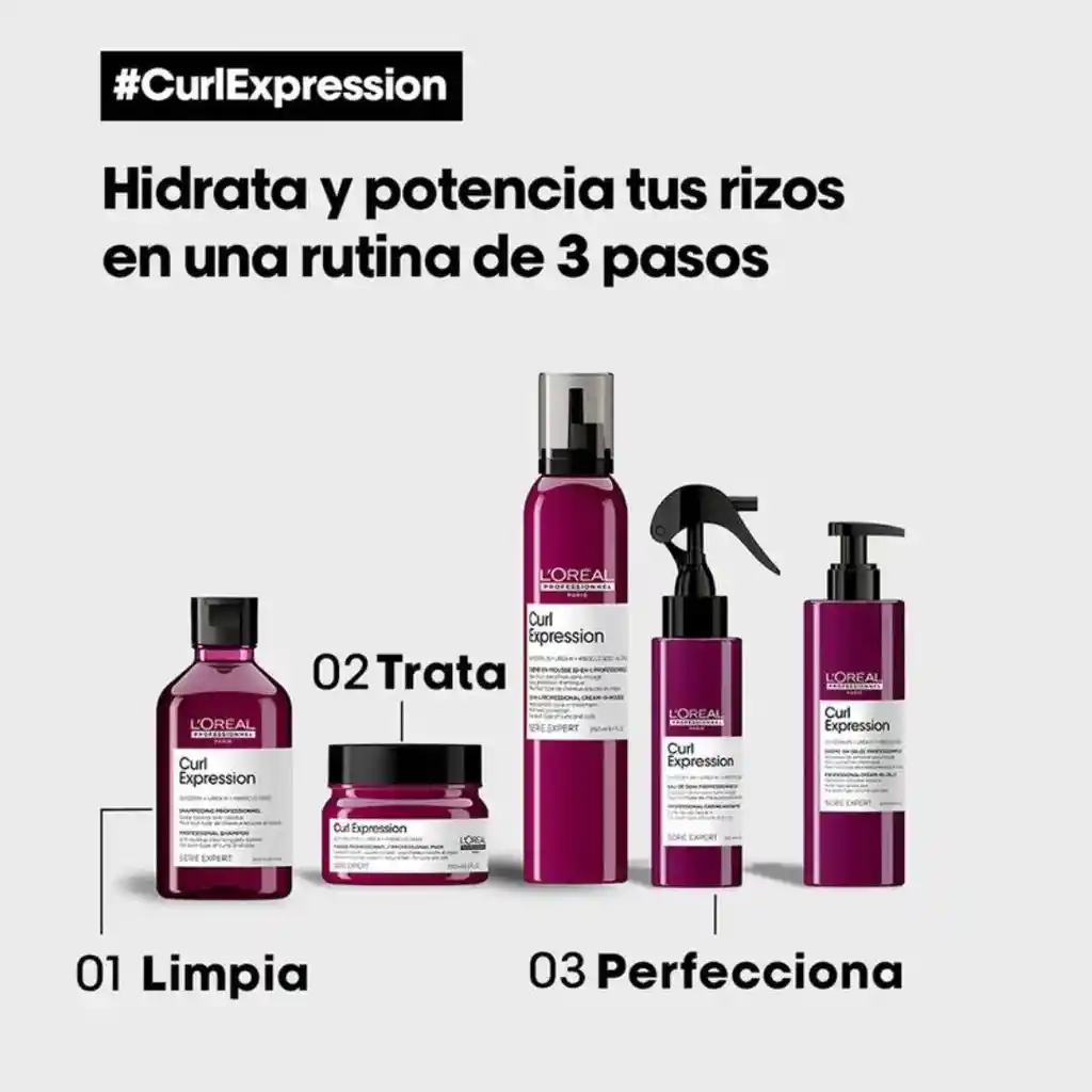 Kit Completo Curl Expression De Loreal