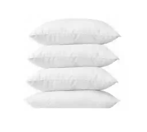 Almohada Hotelera Siliconada X4 Und De 50x70x10 Color Blanco