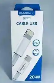 Cable Tipo C To A Lightning Para Iphone Speedsong 20w