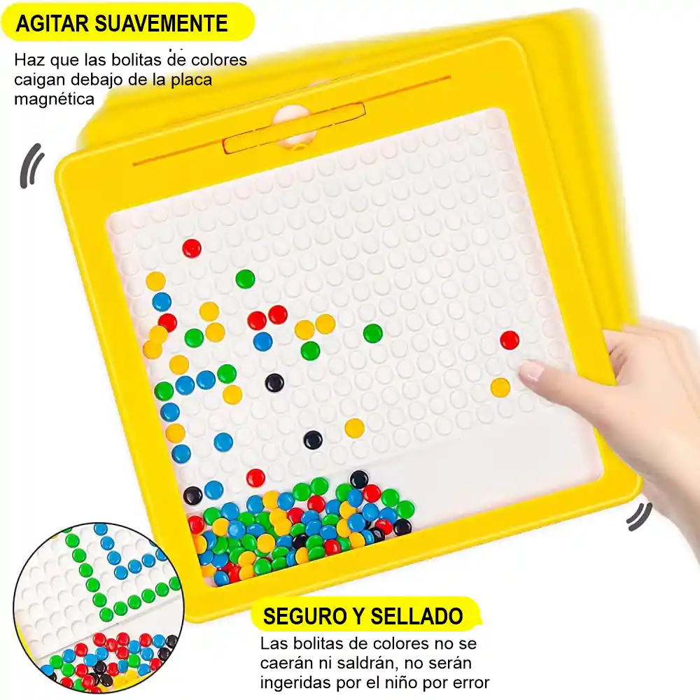 Tablero De Dibujo Magnético Para Niños 3+ Juguete Educativo